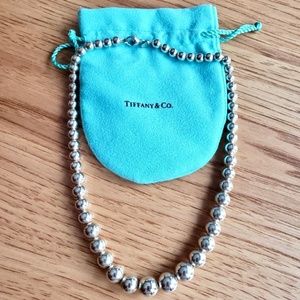 Authentic Tiffany & Co. Graduated Ball Necklace